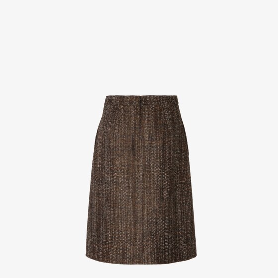 Fendi Skirt In Brown