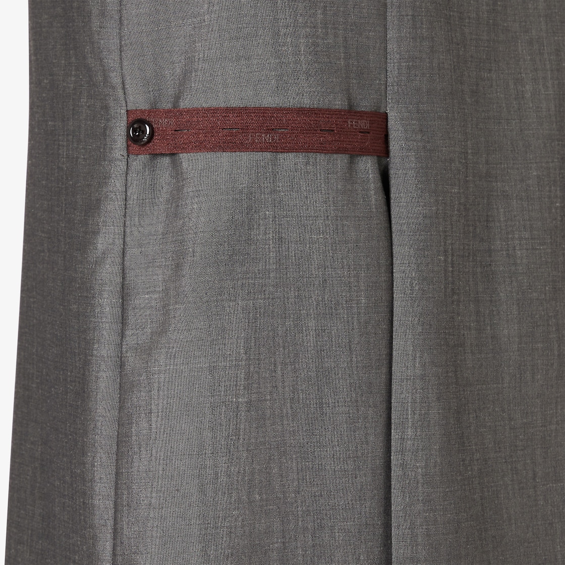 Skirt Grey mohair fabric skirt Grey - Image 4/5