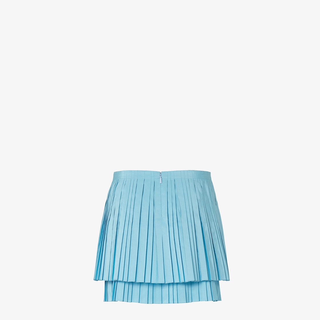 Skirt Light blue faille mini skirt Light blue - Image 2/4