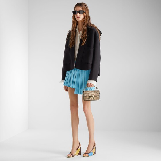 Fendi Short skirt with overlapping panels and an asymmetrical | Thumbnail 4