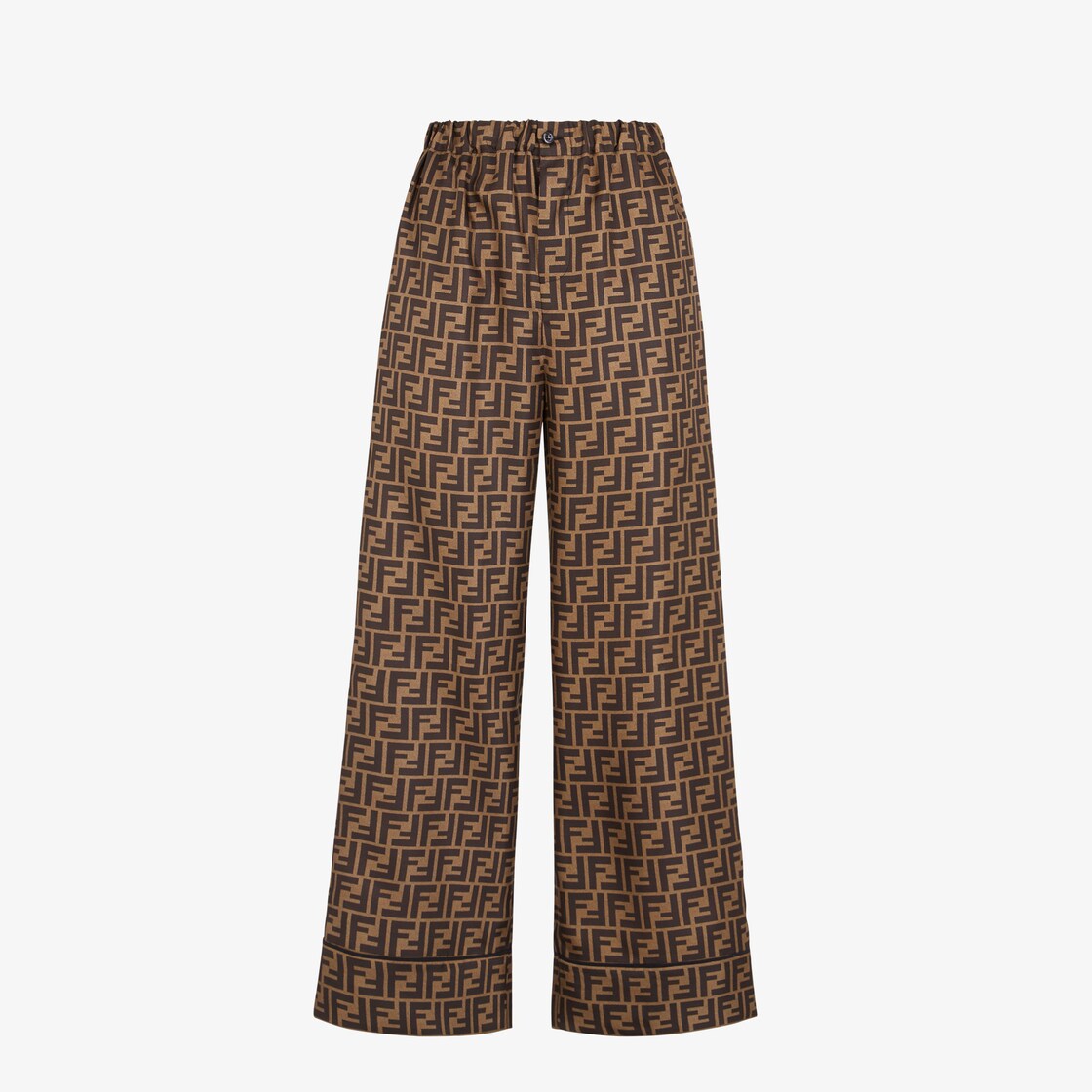 Pants - Pants in brown twill