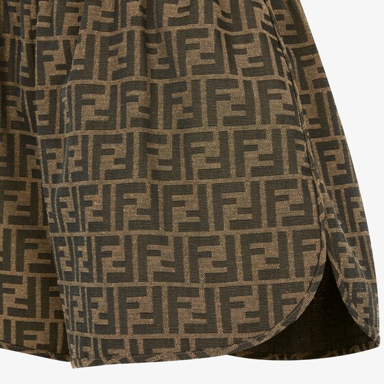 Fendi Shorts with an elasticated waist and side slits in the hem | Thumbnail 3