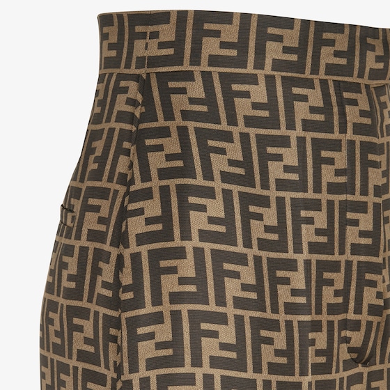 Fendi High-waisted, tailored palazzo trousers | Thumbnail 3