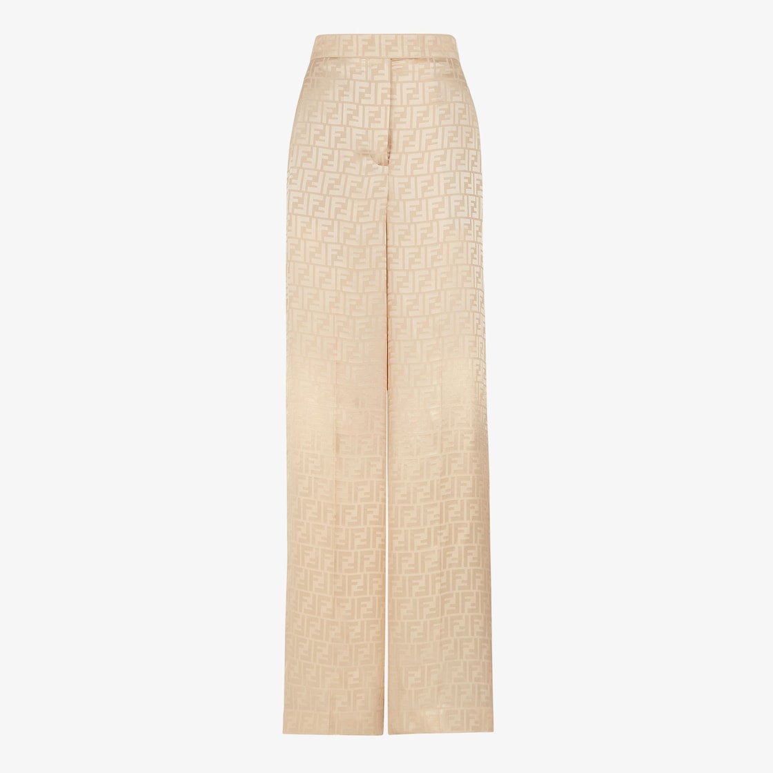 FENDI: trousers with all-over FF logo - Brown  Fendi pants JFF209 ADF3  online at