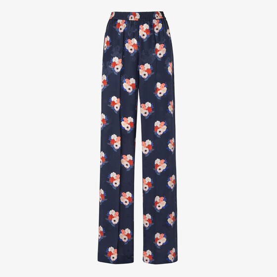Fendi Trousers In Blue