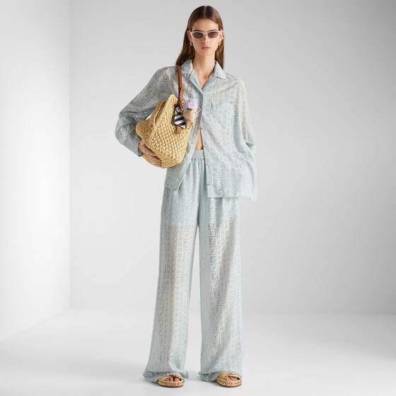 Fendi Flowing pyjama trousers | Thumbnail 4
