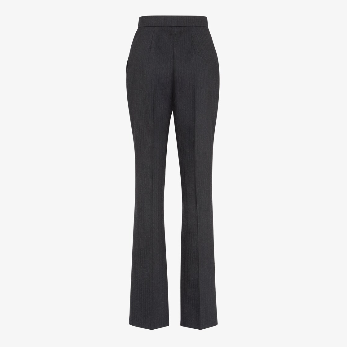 Trousers Black pinstriped wool trousers Black - Image 2/3