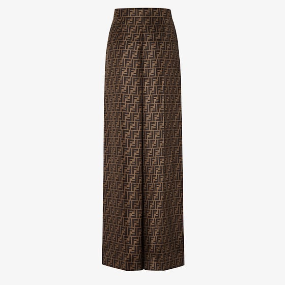 Fendi Wide leg trousers with trouser crease | Thumbnail 2