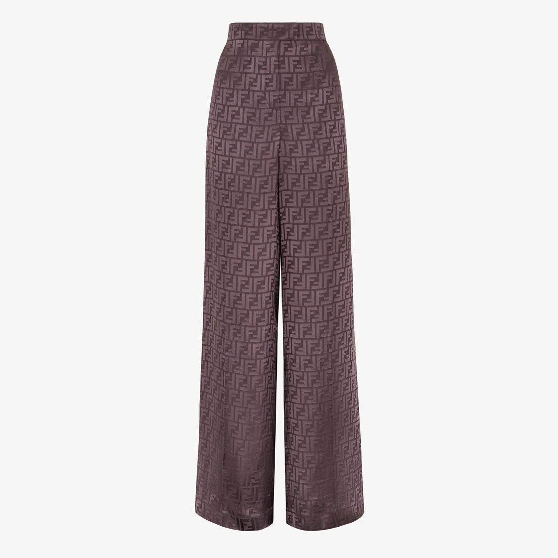 TrousersDark purple FF silk trousers