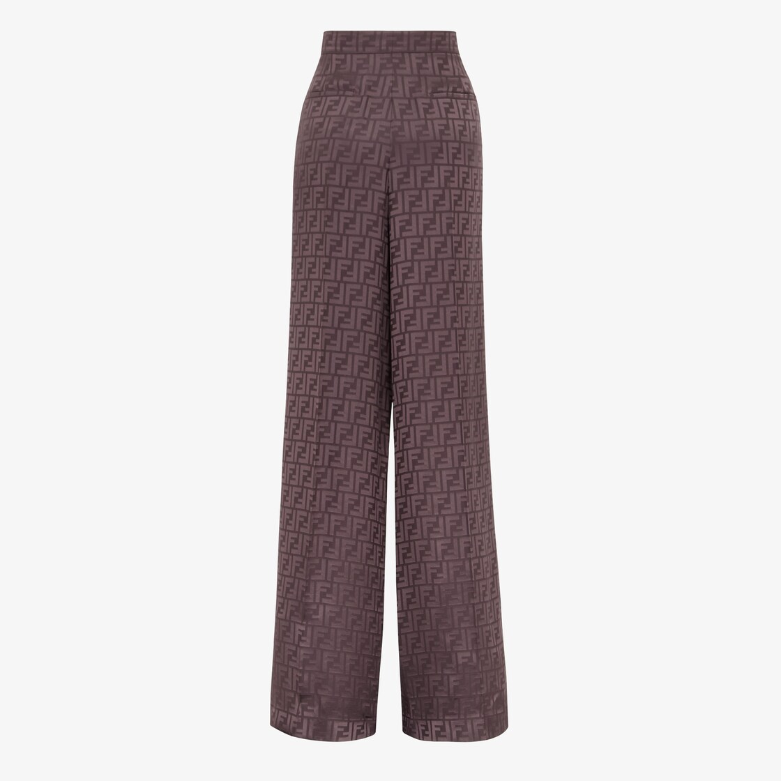 Trousers Dark purple FF silk trousers Purple - Image 2/3