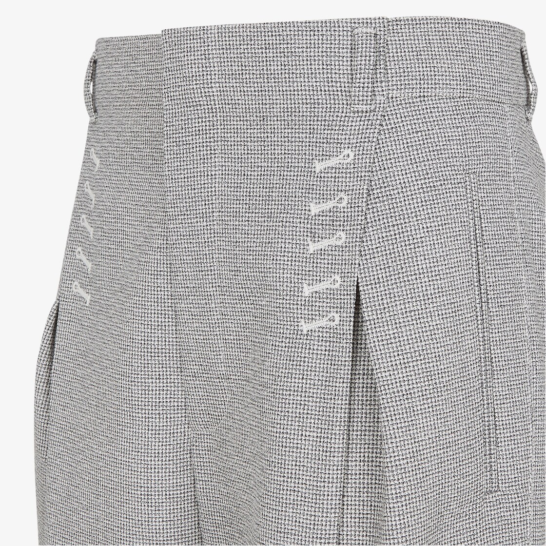 Pants Gray micro-check wool pants Gray - Image 3/3