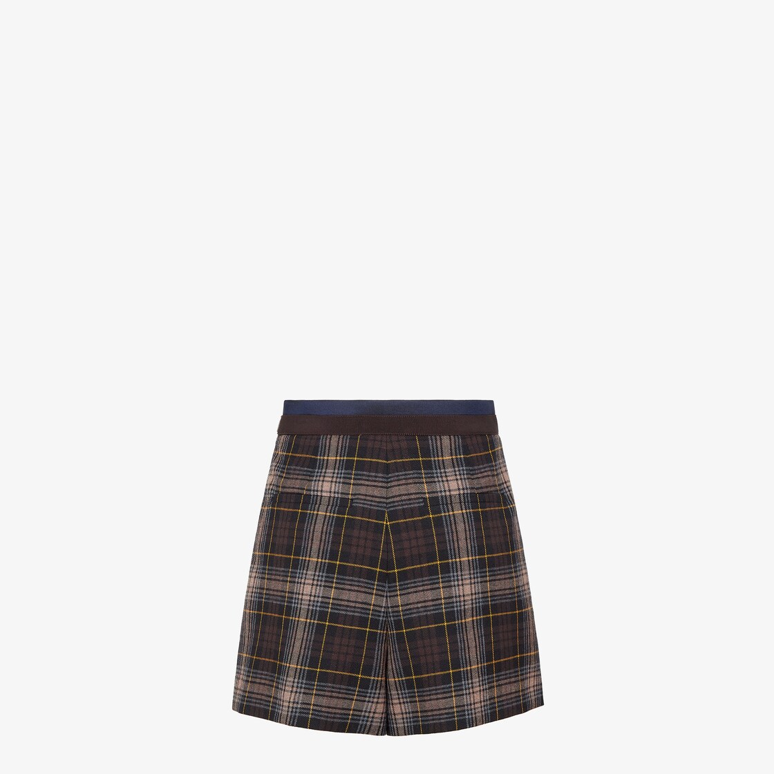 Shorts Brown Fendi Tartan shorts Brown - Image 3/5