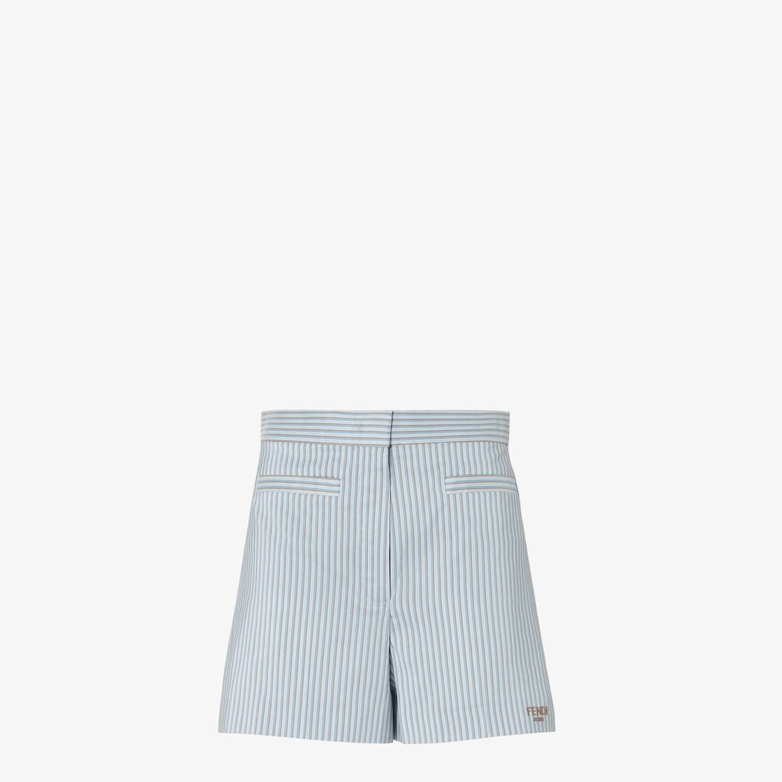 Shorts Light blue cotton and silk shorts Light blue - Image 1/5