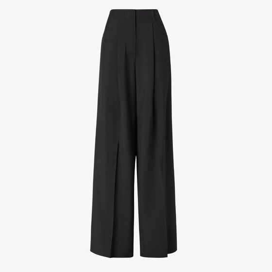 Fendi Trousers In Black
