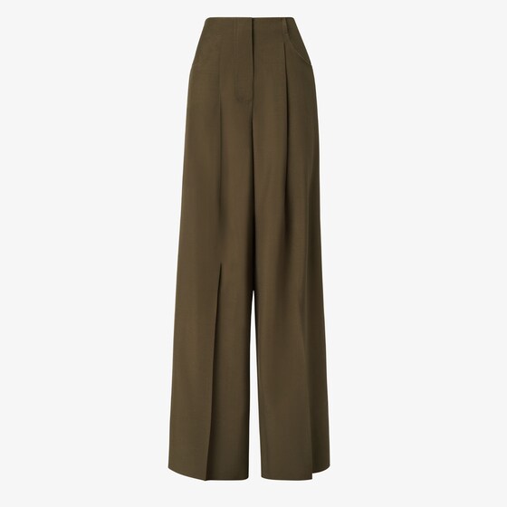 Fendi Trousers In Green
