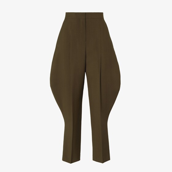 Fendi Trousers In Brown
