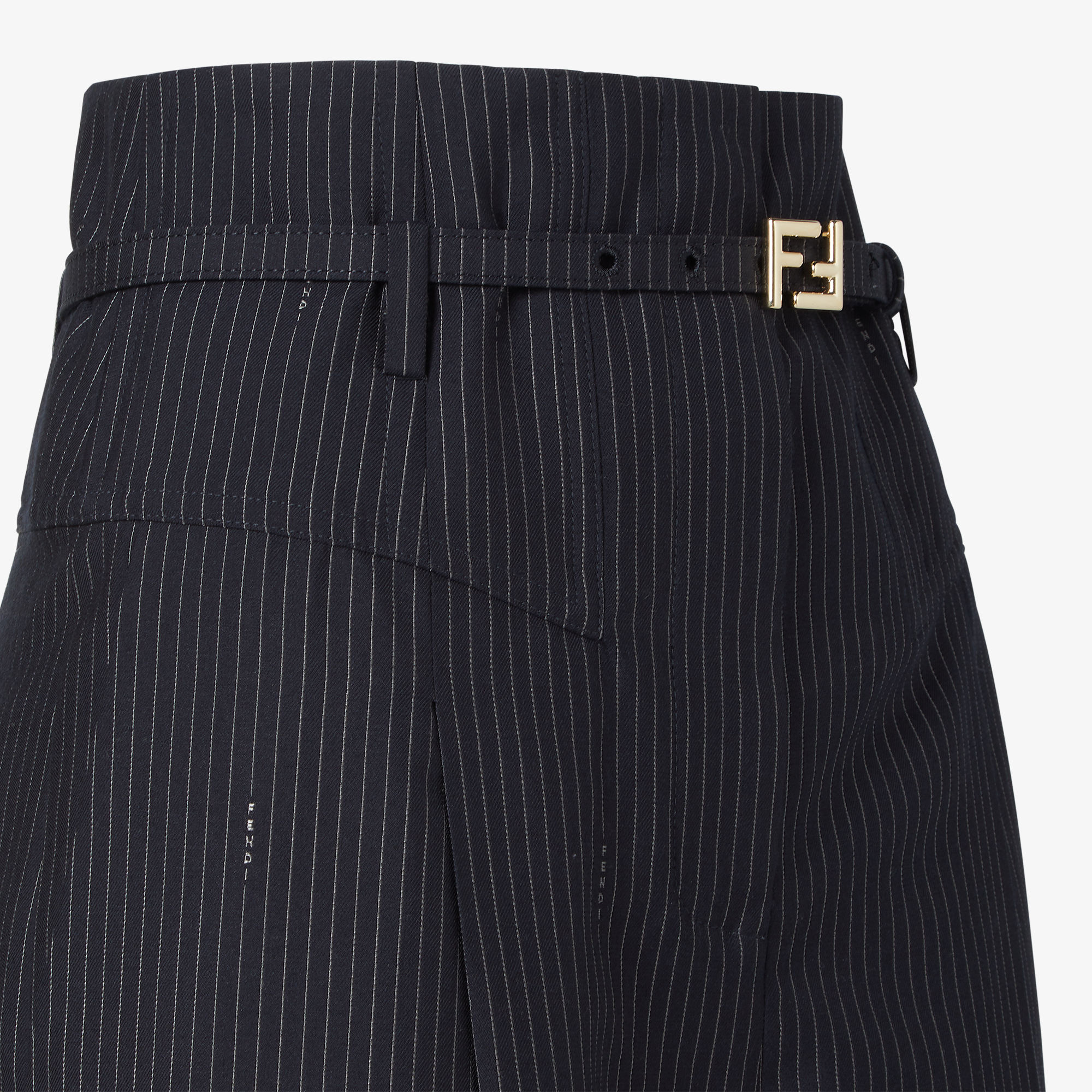 パンツ ウール ブラック | Fendi