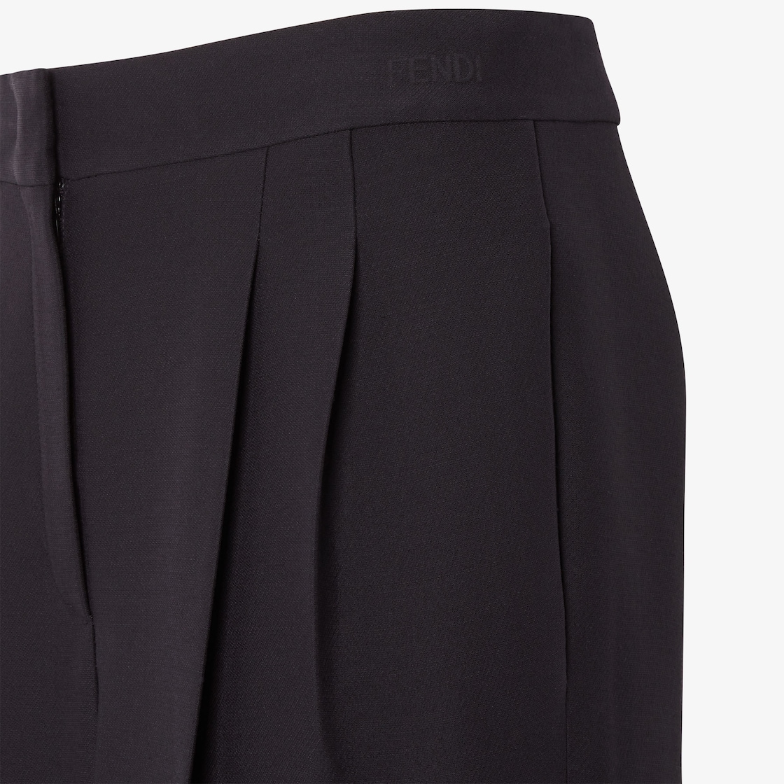 Trousers Black wool and silk trousers Black - Image 3/3