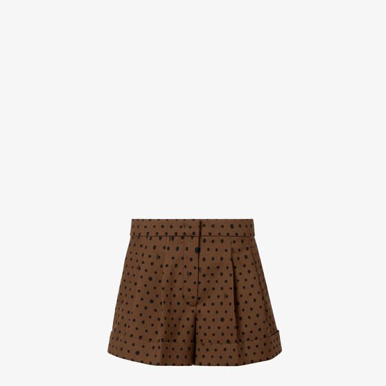 Fendi Shorts In Brown