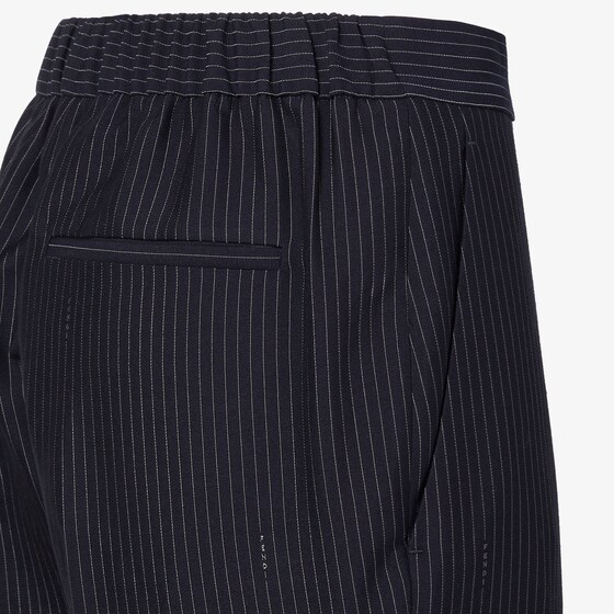 Fendi Slim-fit trousers slightly flared and with double fabric hem | Thumbnail 3