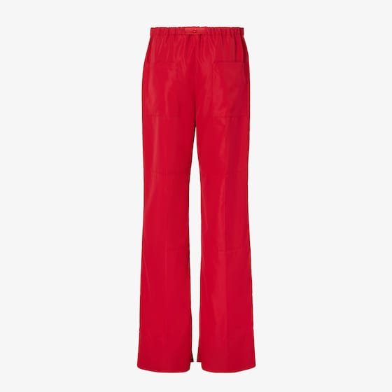 Fendi Wide-leg trousers with trouser crease and internal slits at | Thumbnail 2