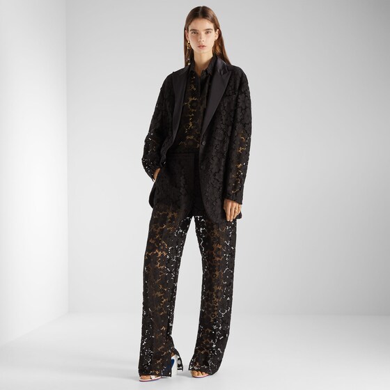 Fendi Straight-leg trousers with internal slits at the hem | Thumbnail 4