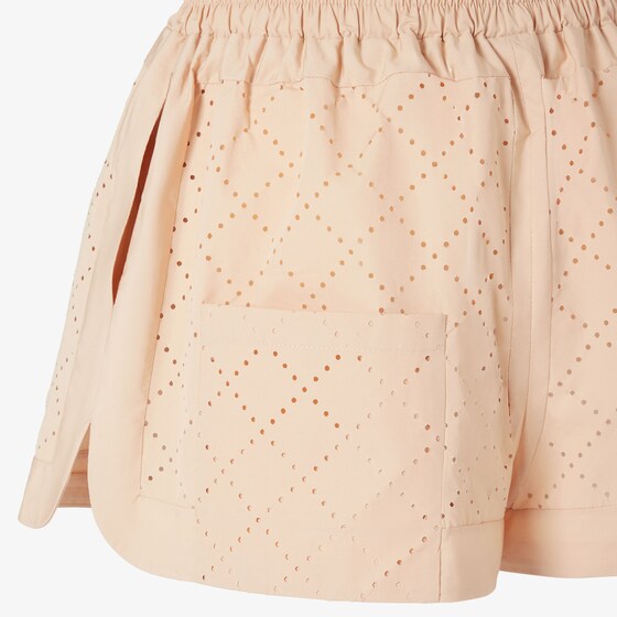 Fendi Shorts with an elasticated waist and rounded slits at | Thumbnail 3