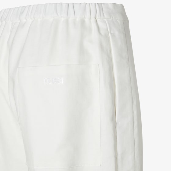 Fendi Straight-leg long trousers with side slits at the hem | Thumbnail 3