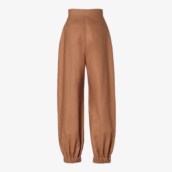 Fendi Balloon-waist trousers with elasticated cuffs at the ankles | Thumbnail 2