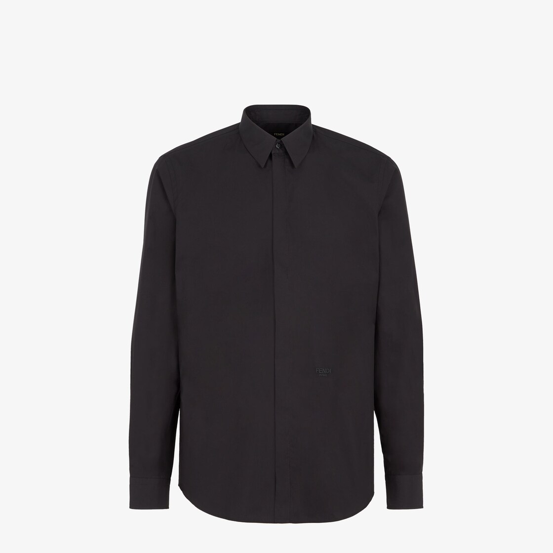 Shirt - Black cotton shirt | Fendi