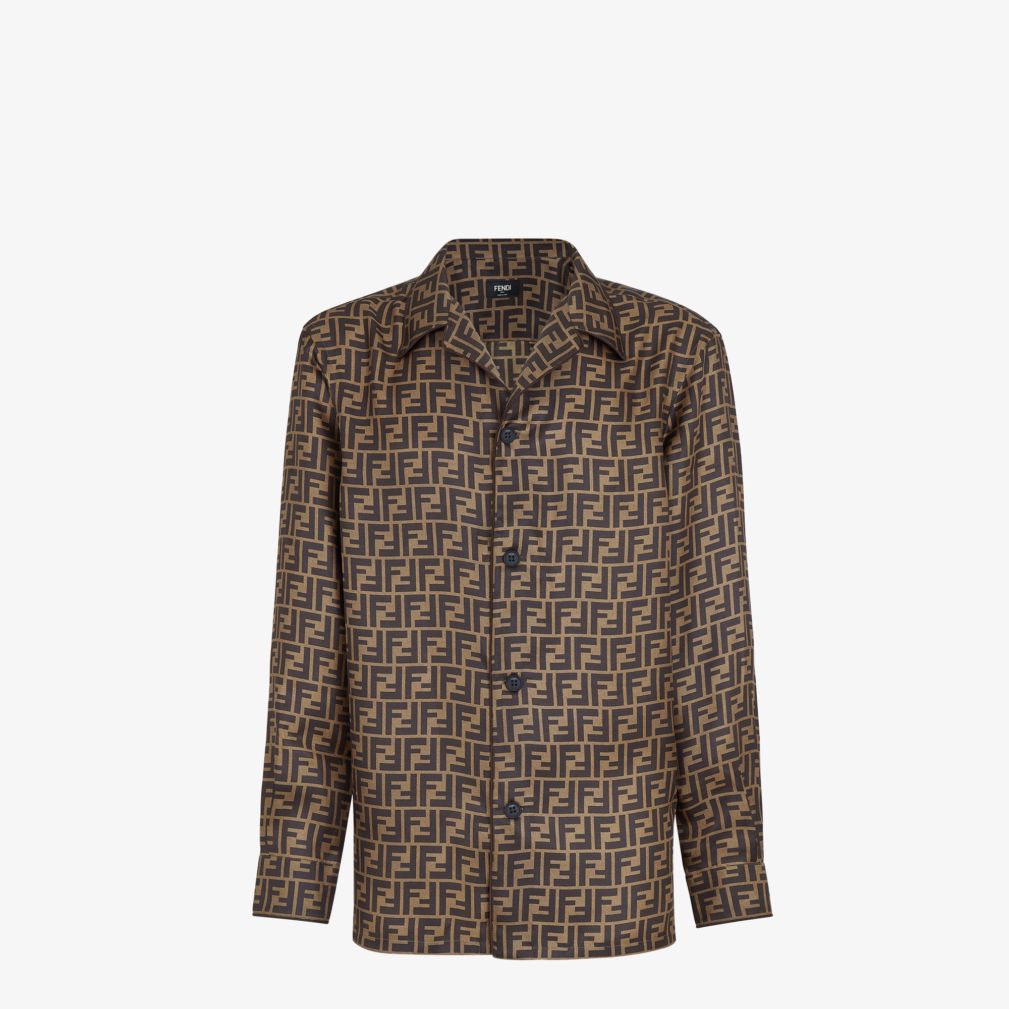 Shirt - Brown silk shirt | Fendi