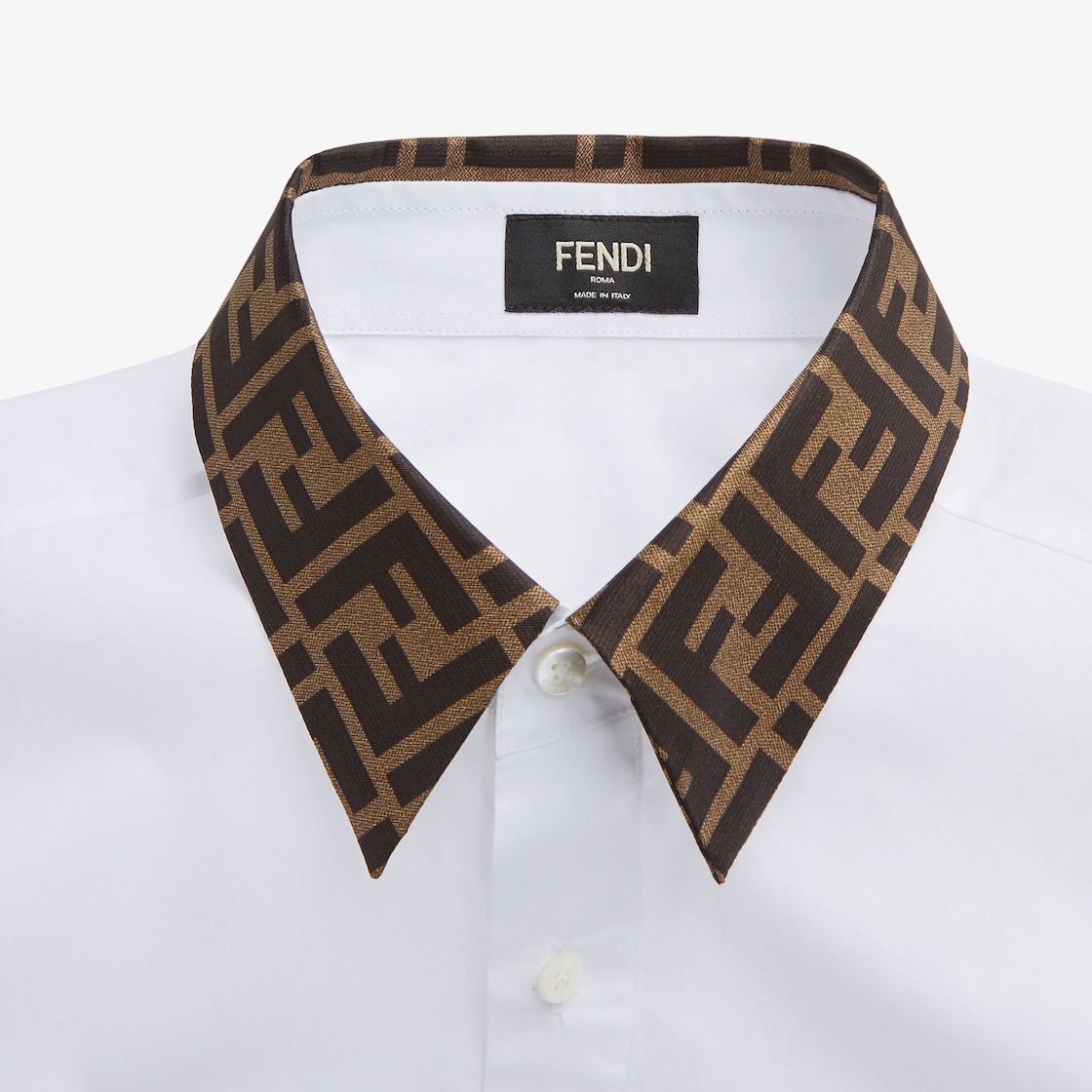 FENDI フェンディ ドレスシャツ 39(M位) 白