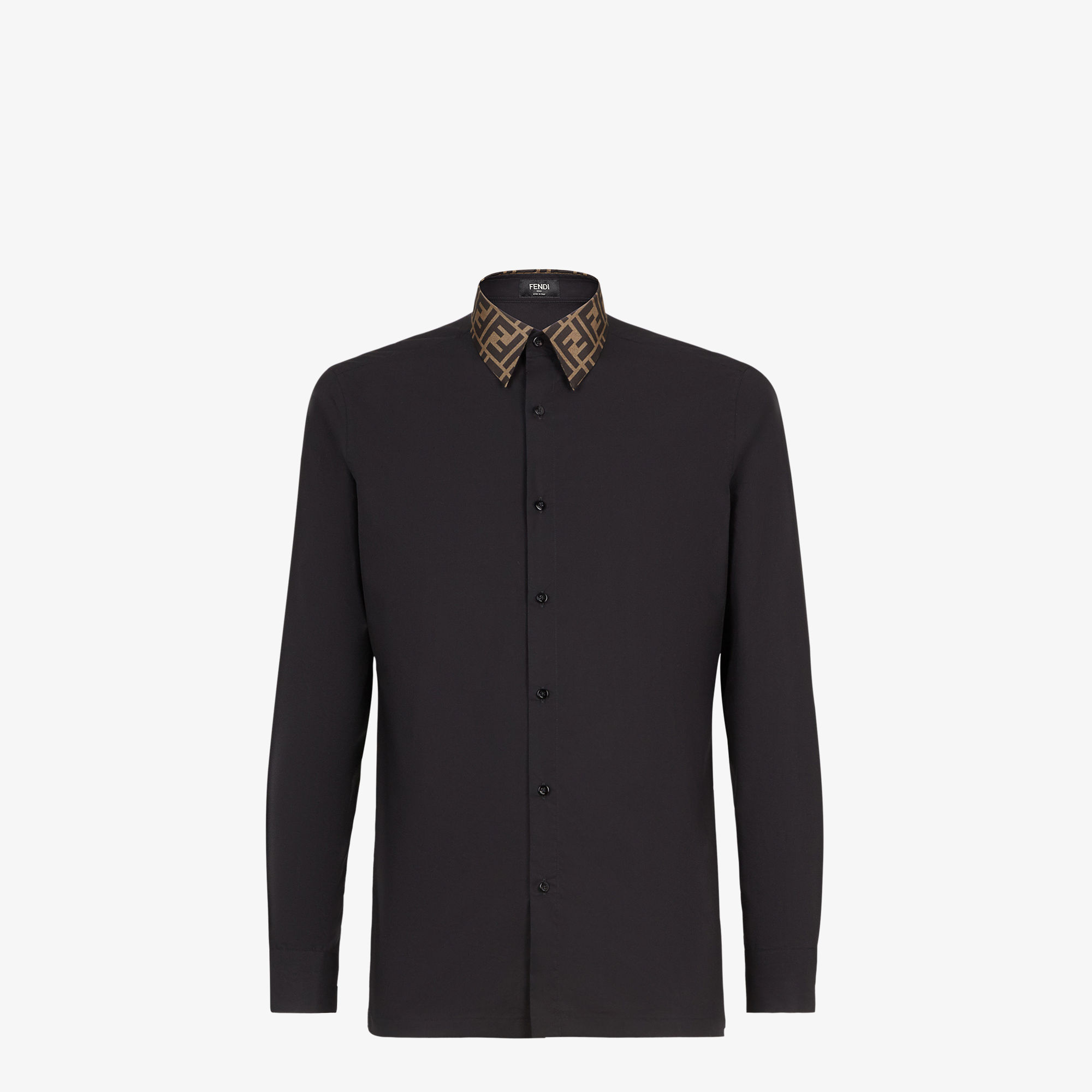 Shirt - Black cotton shirt | Fendi