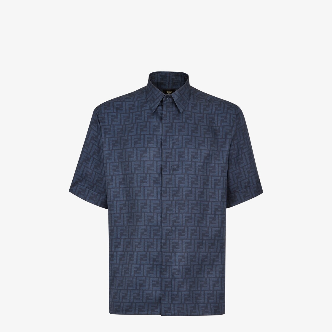 Shirt Silk Blue Fendi