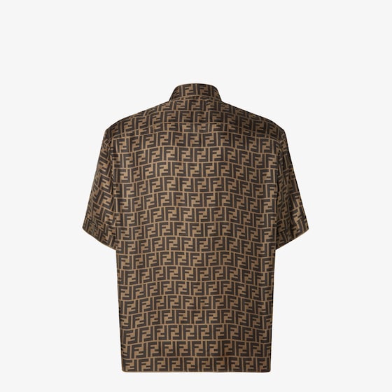 Fendi Oversized shirt with Italian-style collar and short sleeves | Thumbnail 2