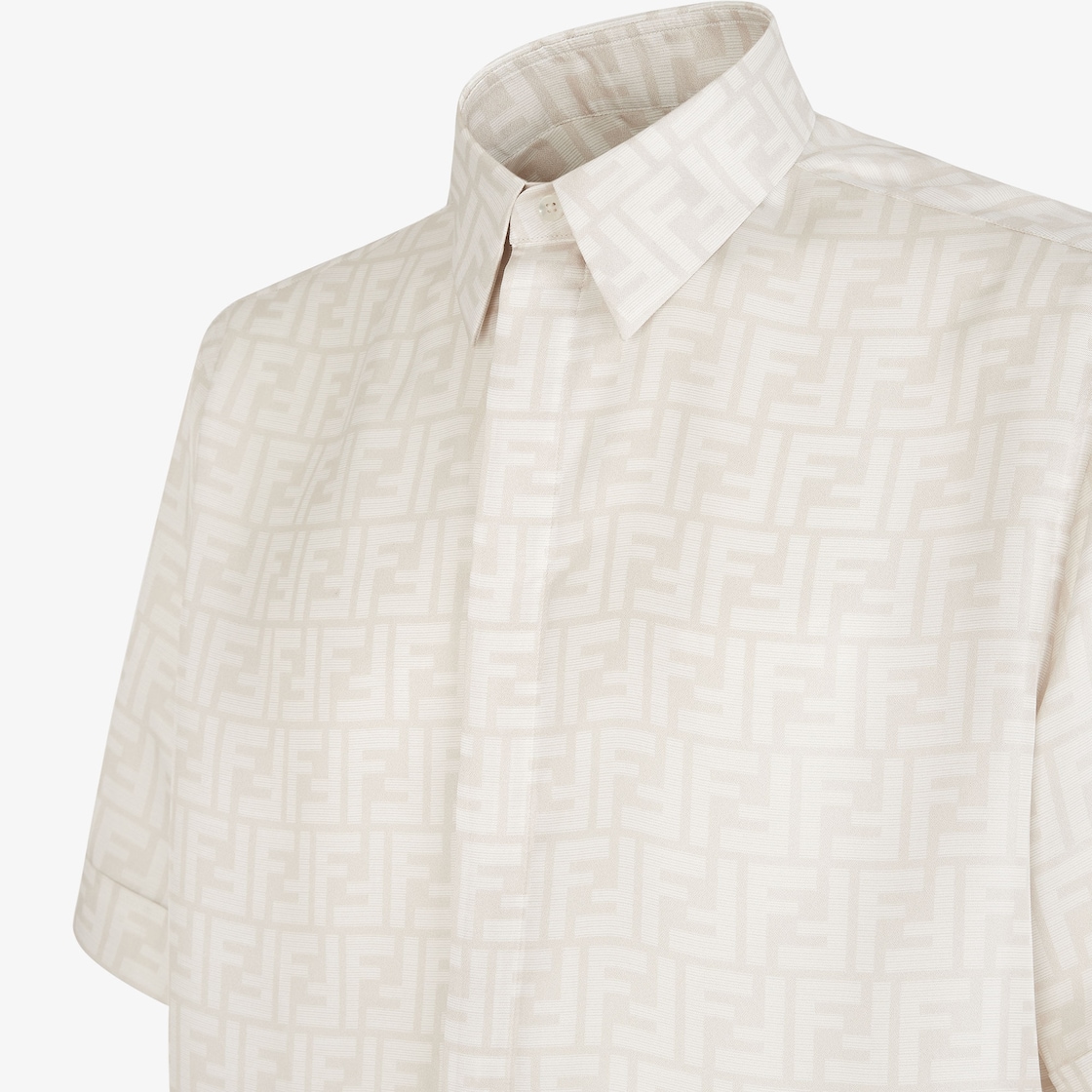 Shirt White FF silk shirt White - Image 3/4