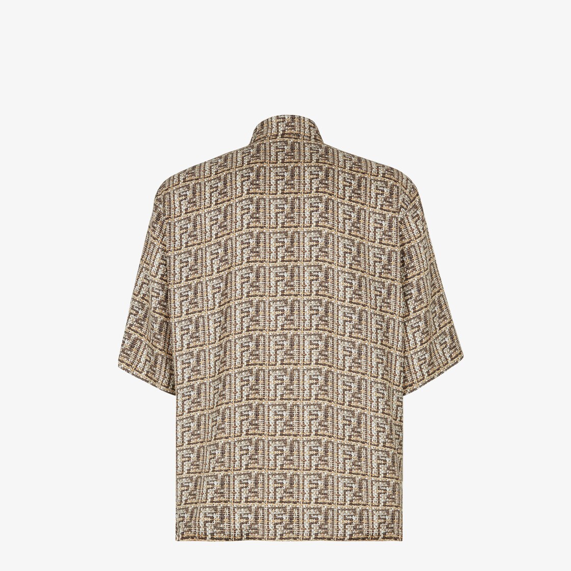 ShirtBeige FF silk shirt