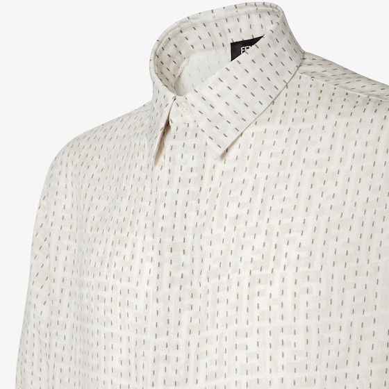 Fendi Shirt with Italian-style collar and short sleeves | Thumbnail 3