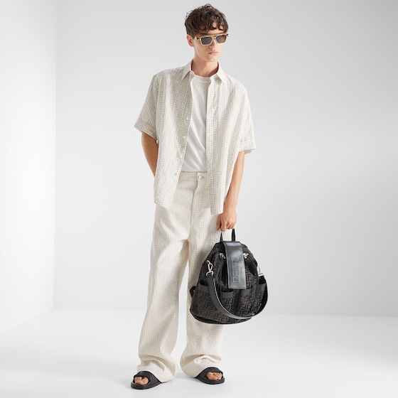 Fendi Shirt with Italian-style collar and short sleeves | Thumbnail 5
