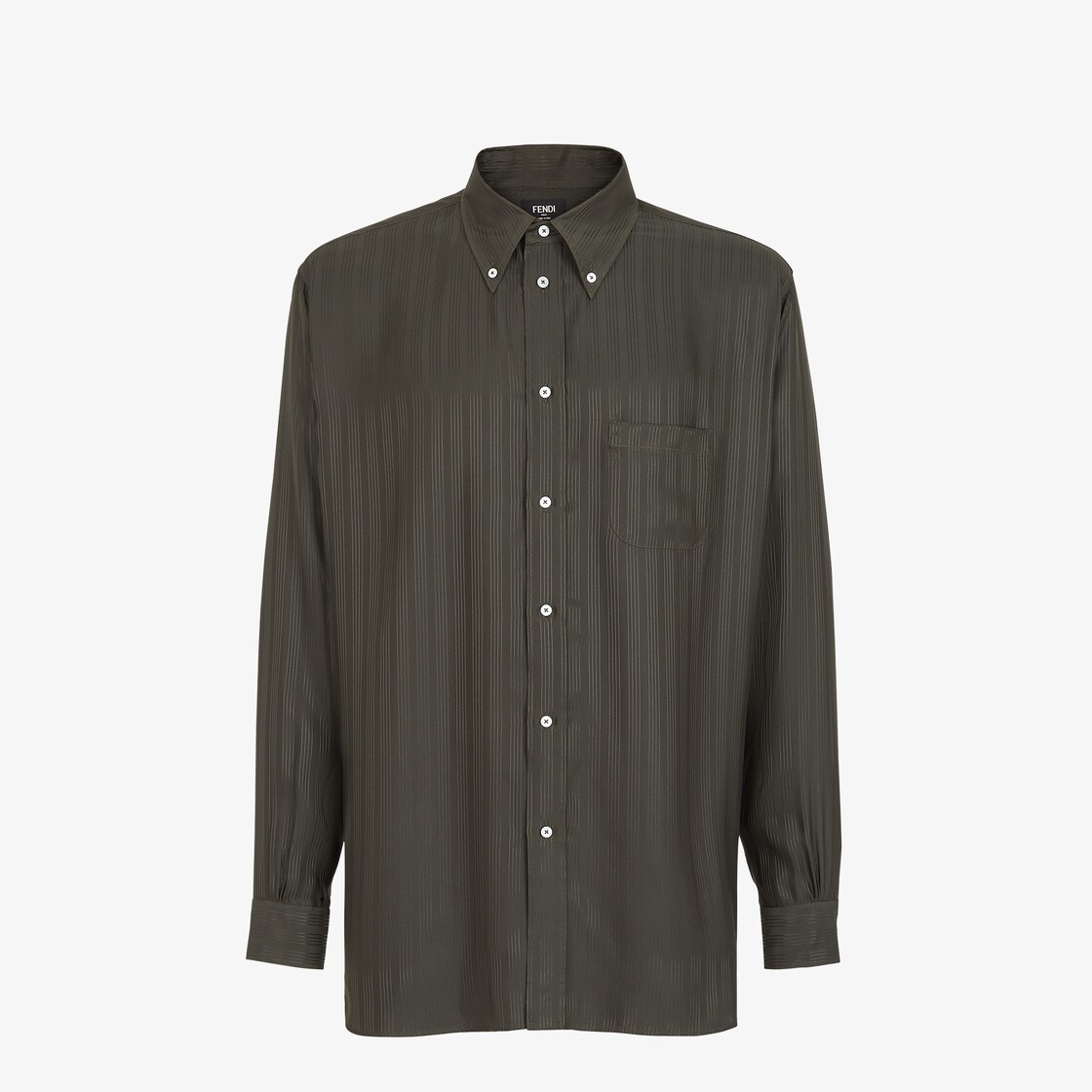 人気No.1 Man 目黒蓮着用[FENDI] Shirtホワイトシルク (FENDI/シャツ ...