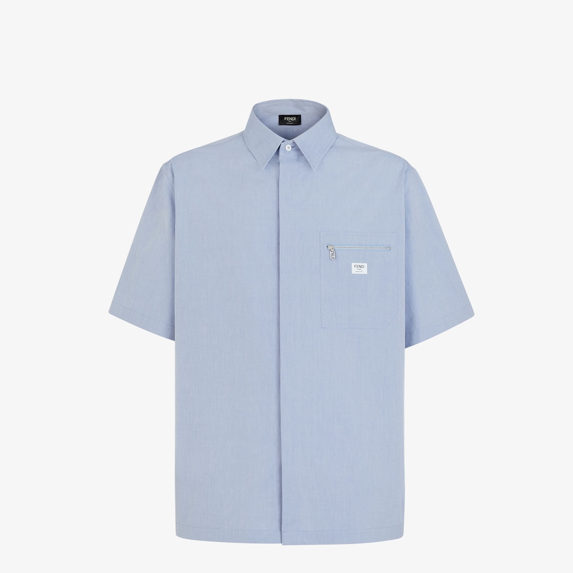 Chemise Chemise en coton bleu Fendi