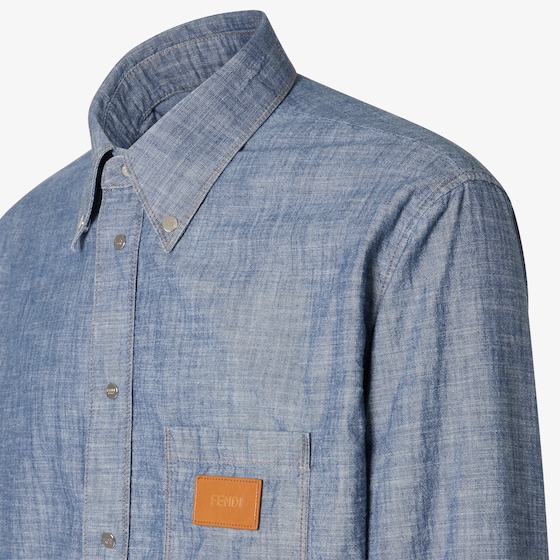 Fendi Comfort fit shirt with button-down collar and long sleeves | Thumbnail 3