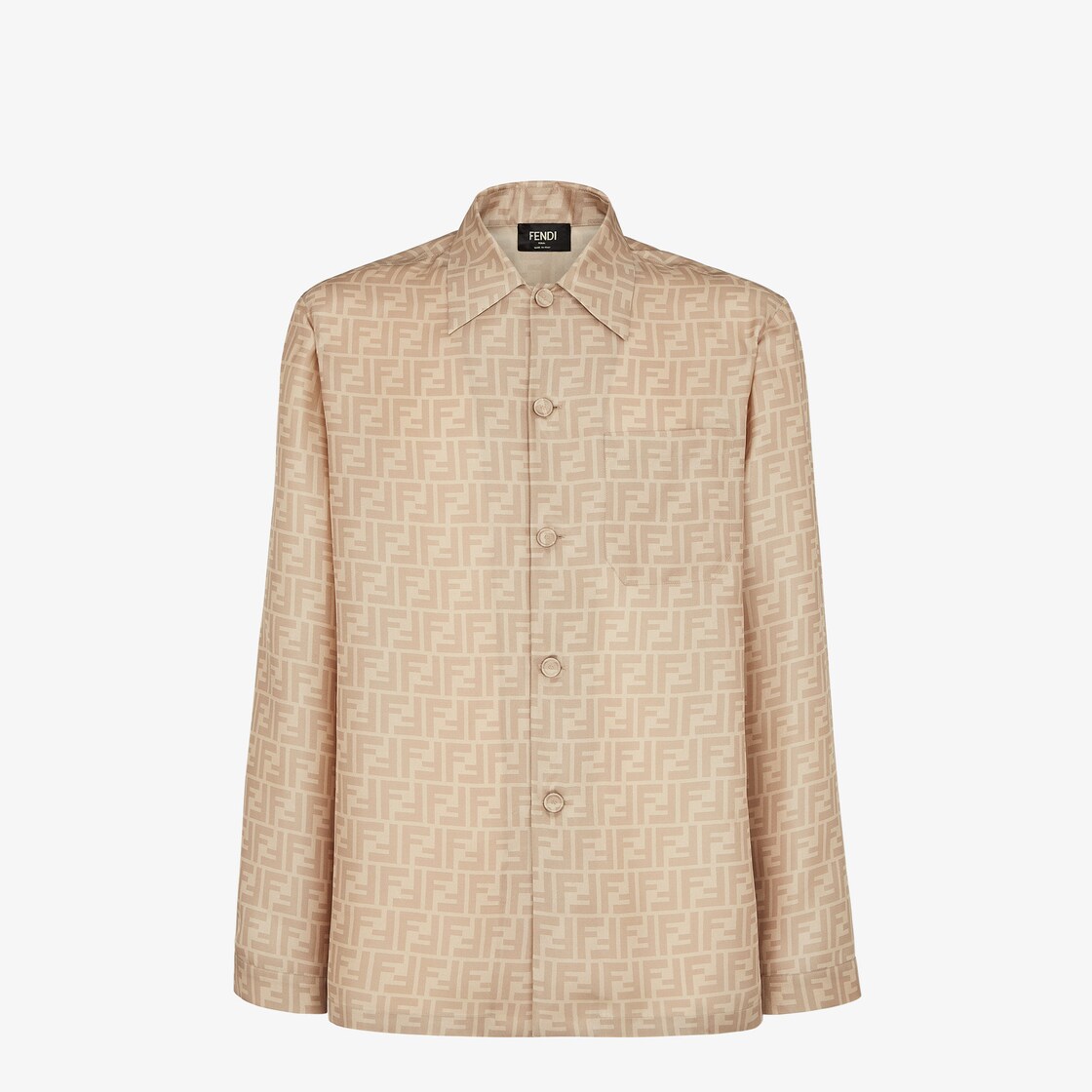 Shop Men s Designer Silk Shirts FENDI US