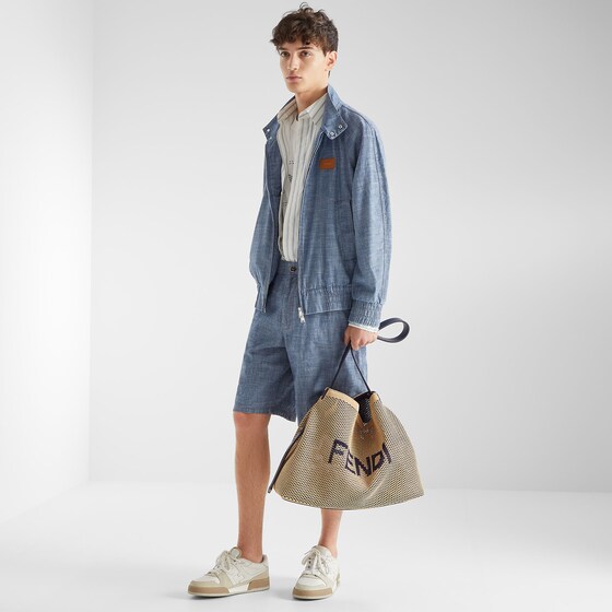 Fendi Long-sleeved shirt with patch pocket on the left side | Thumbnail 4