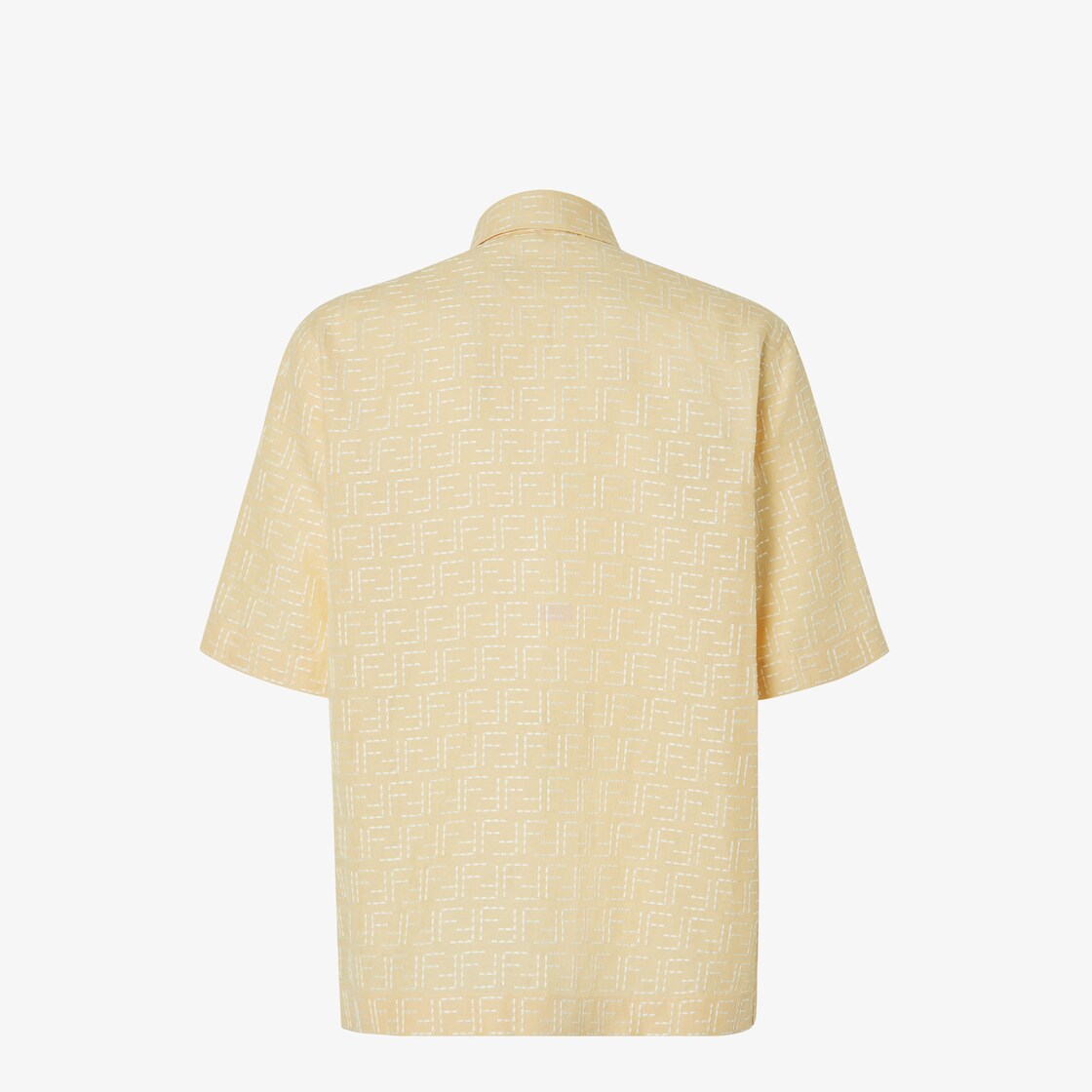 Shirt Yellow linen FF jacquard shirt Yellow - Image 2/4