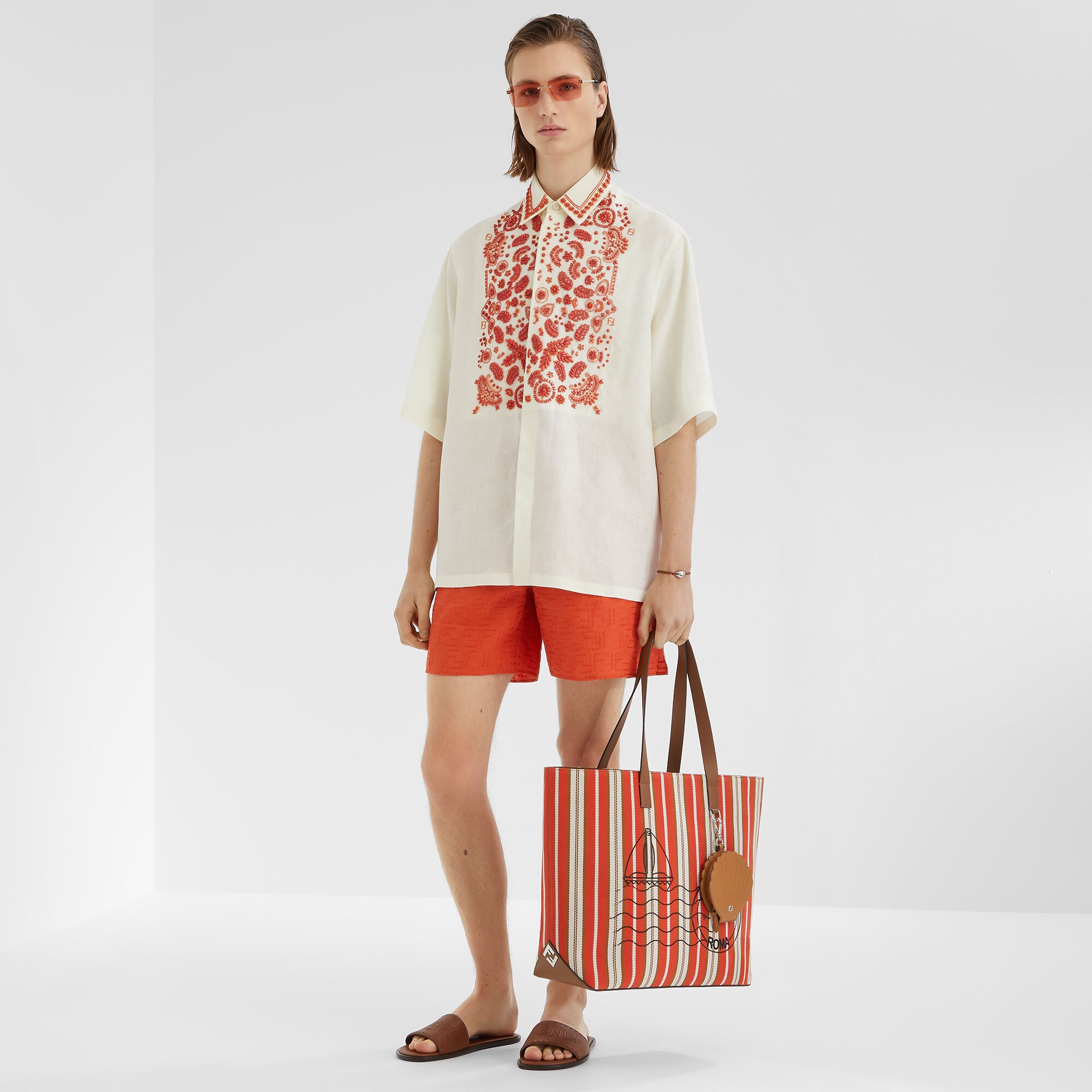 Shirt Linen White | Fendi