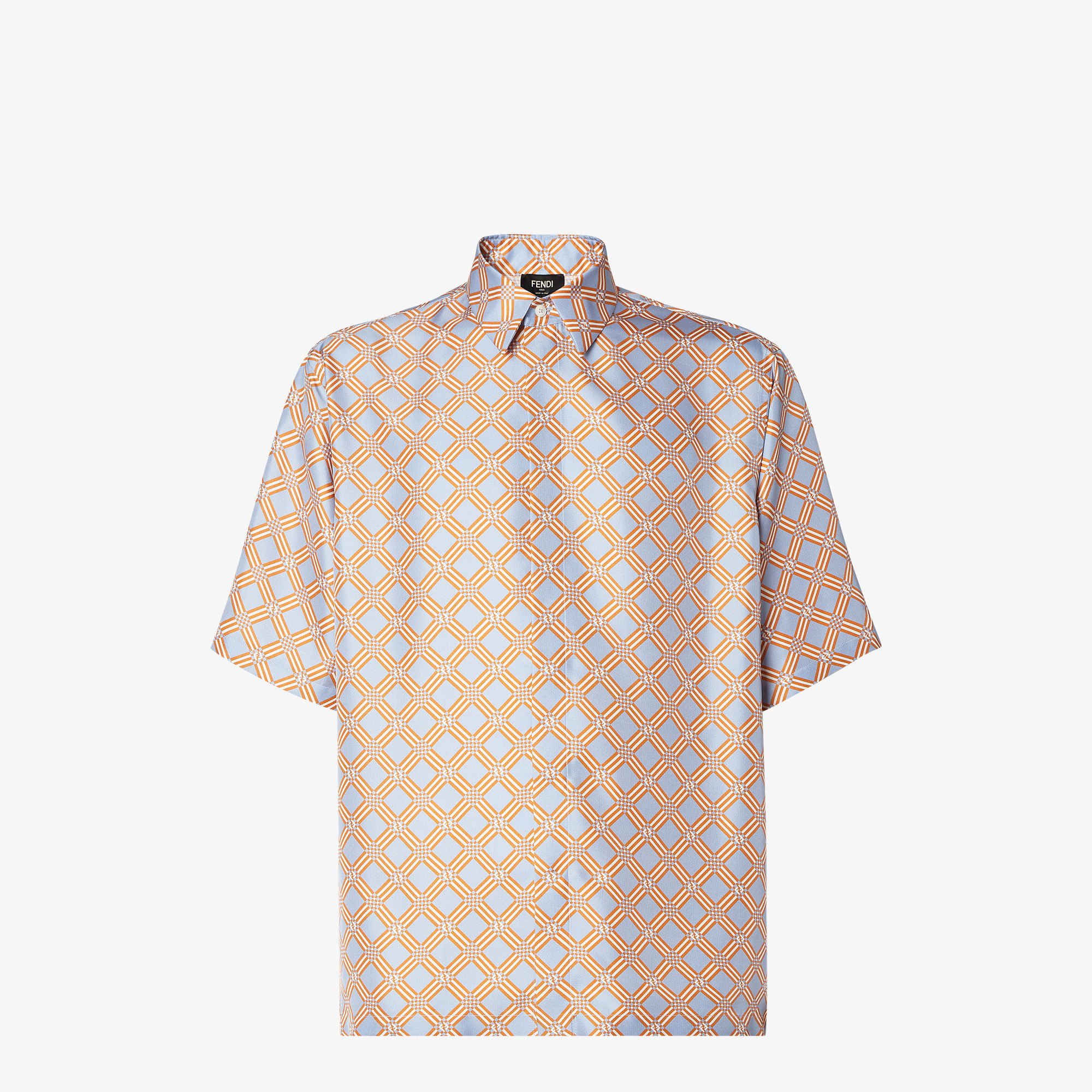 シャツ シルク ライトブルー | Fendi