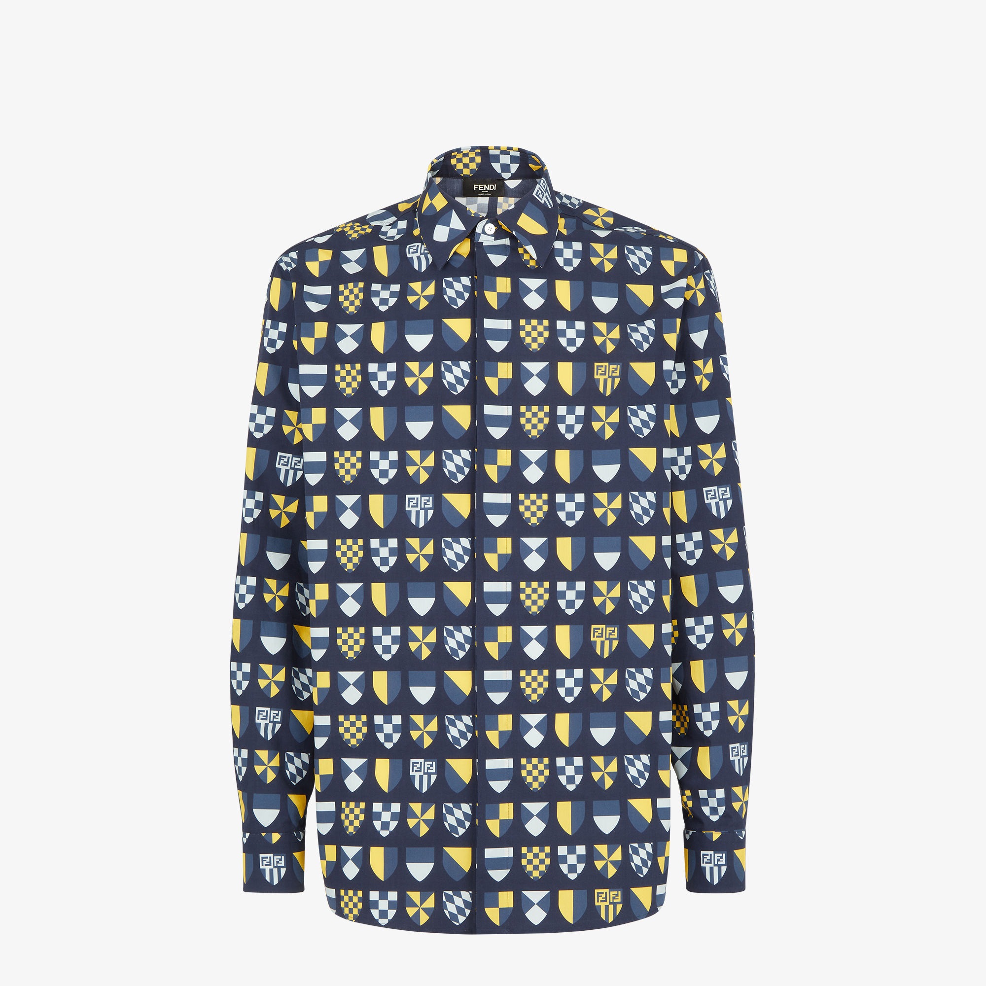 Tシャツ・カットソー FENDI SS25 FF Jacquard Shirt (FS1317AU6Y F0PKL) FF JACQUARD SHIRT – Suit Negozi Row