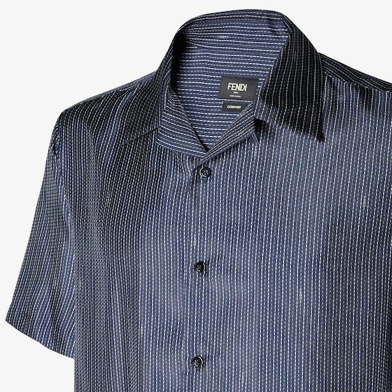 Fendi Shirt with bowling collar and short sleeves | Thumbnail 3
