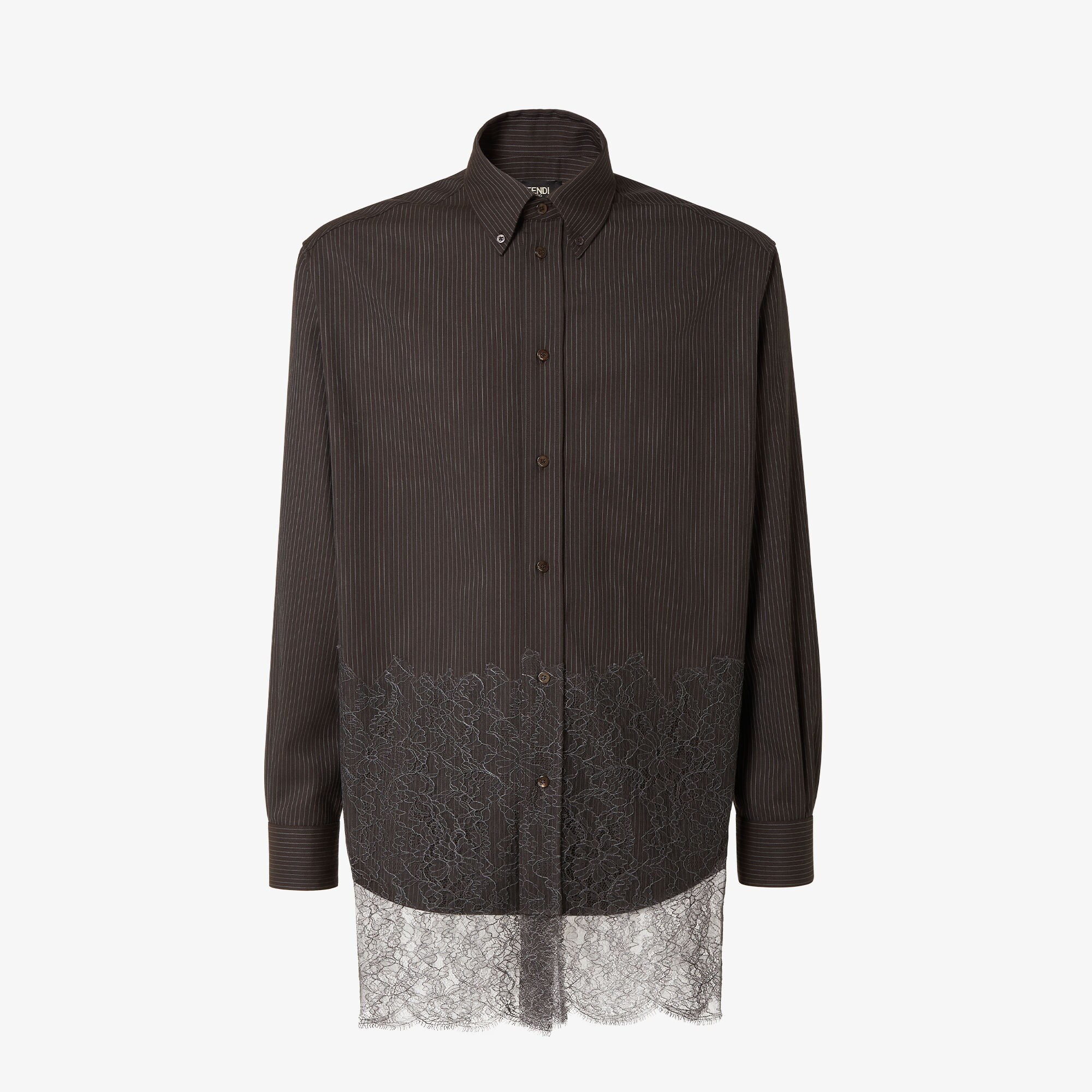 シャツ ウール ブラック | Fendi